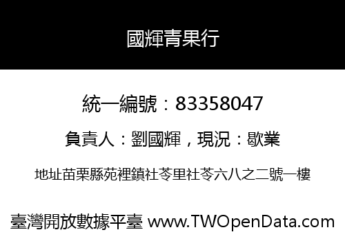 國輝青果行