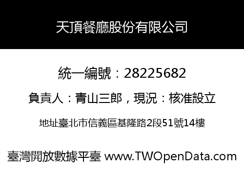 天頂餐廳股份有限公司