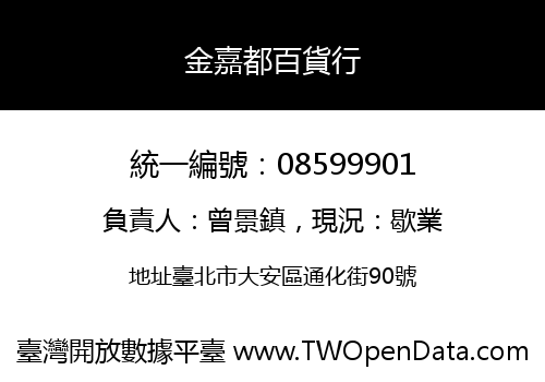 金嘉都百貨行