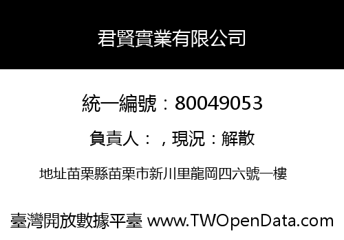 君賢實業有限公司