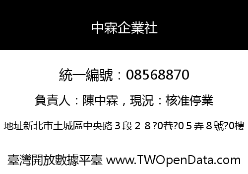 中霖企業社