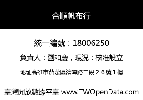 合順帆布行