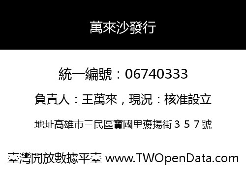 萬來沙發行