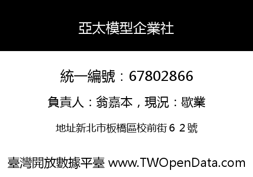 亞太模型企業社