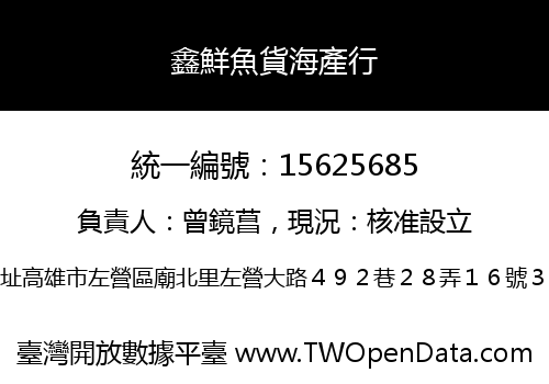 鑫鮮魚貨海產行