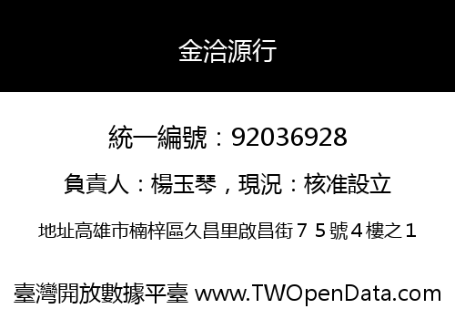 金洽源行