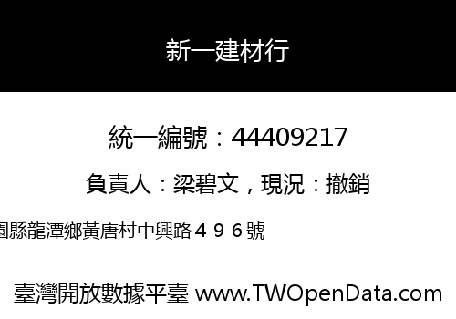 新一建材行