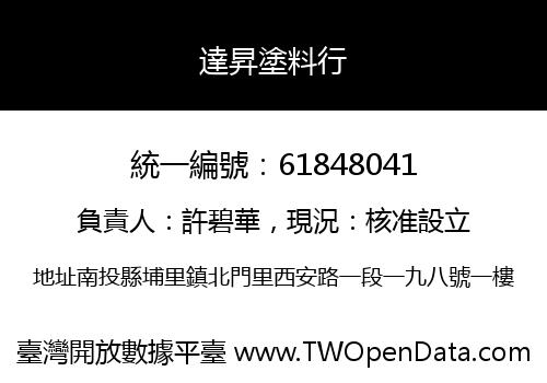 達昇塗料行