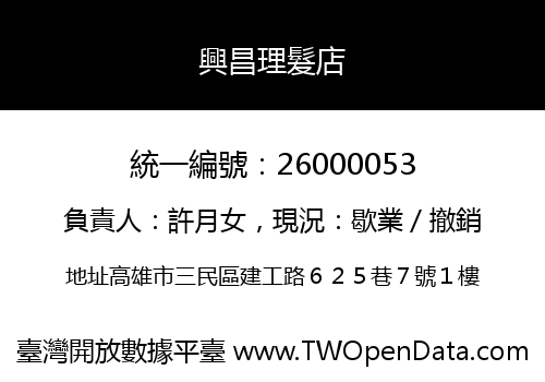 興昌理髮店