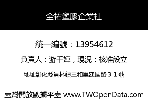 全祐塑膠企業社