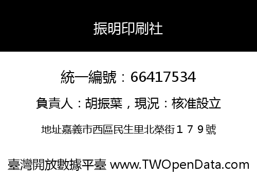 振明印刷社