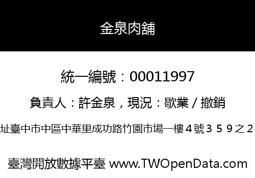 金泉肉舖
