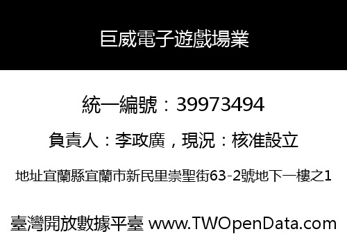 巨威電子遊戲場業