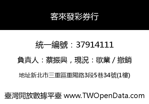 客來發彩券行