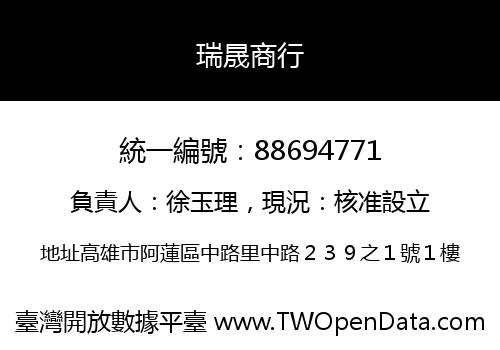 瑞晟商行