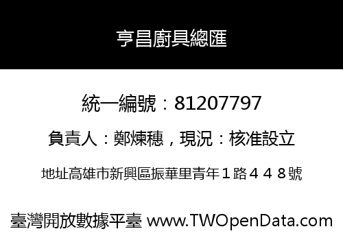 亨昌廚具總匯