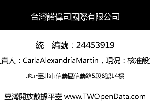 台灣諾偉司國際有限公司
