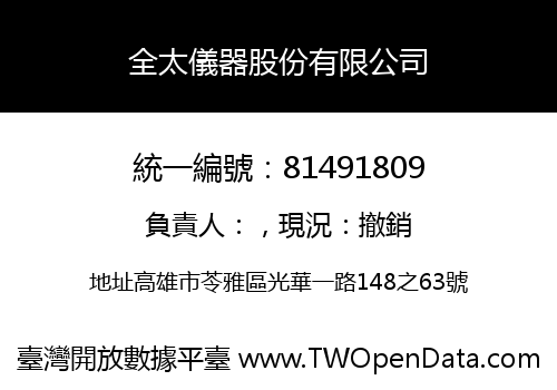 全太儀器股份有限公司
