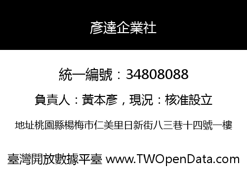 彥達企業社