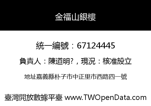 金福山銀樓