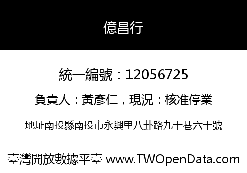 億昌行