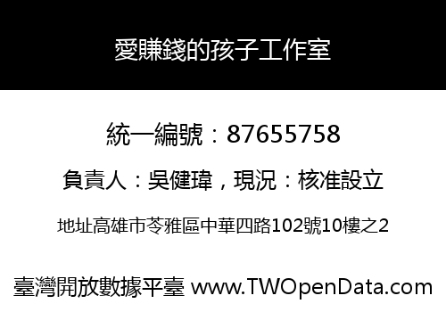 愛賺錢的孩子工作室