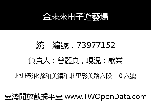 金來來電子遊藝場