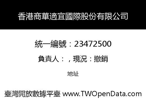 香港商華適宜國際股份有限公司