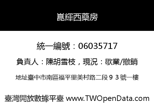 崑輝西藥房