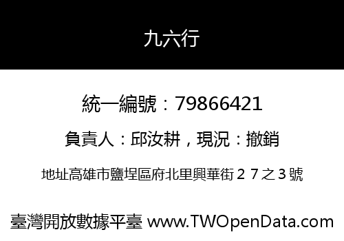 九六行