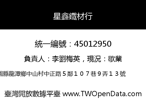 星鑫鐵材行