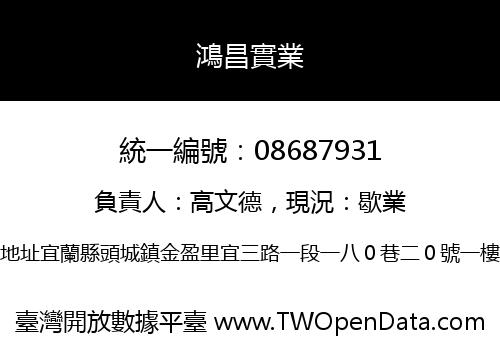 鴻昌實業