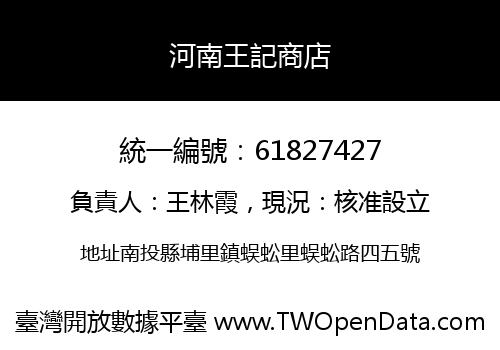河南王記商店