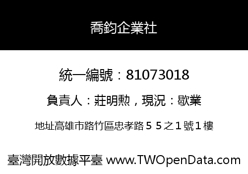 喬鈞企業社