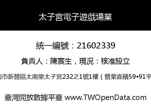 太子宮電子遊戲場業