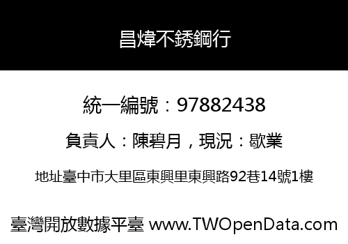 昌煒不銹鋼行