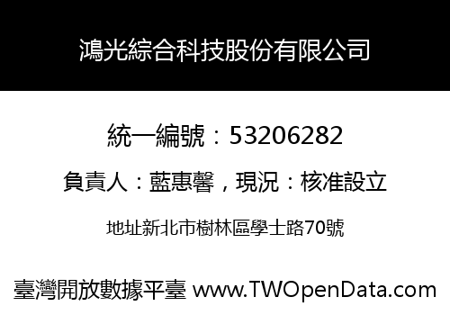 鴻光綜合科技股份有限公司