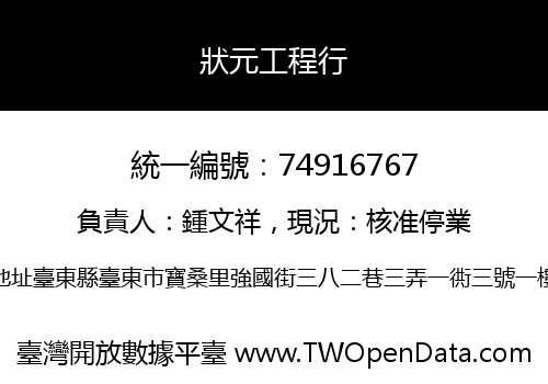 狀元工程行
