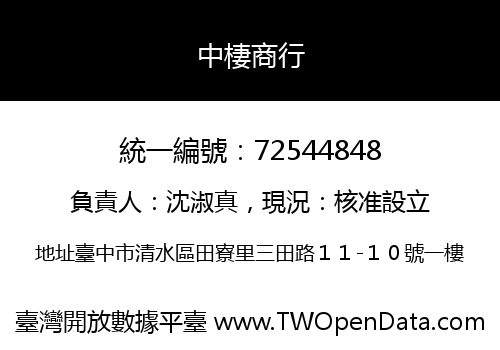 中棲商行