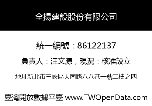 全揚建設股份有限公司