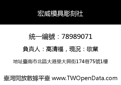 宏威模具彫刻社