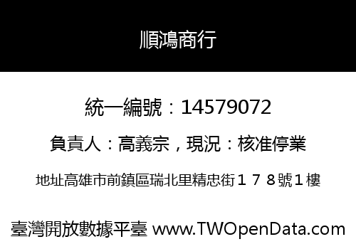 順鴻商行