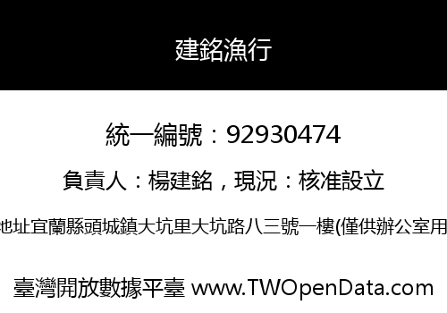 建銘漁行