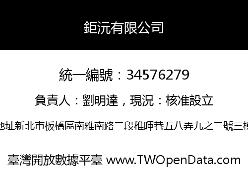 鉅沅有限公司
