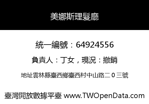 美娜斯理髮廳