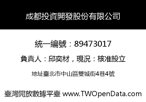 成都投資開發股份有限公司