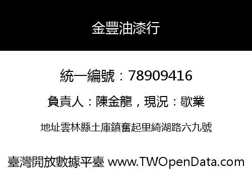 金豐油漆行