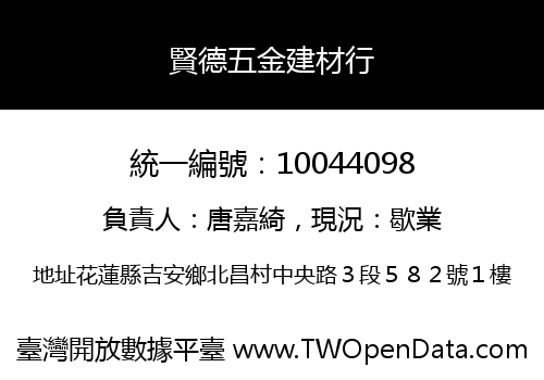 賢德五金建材行