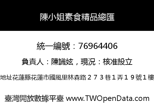 陳小姐素食精品總匯