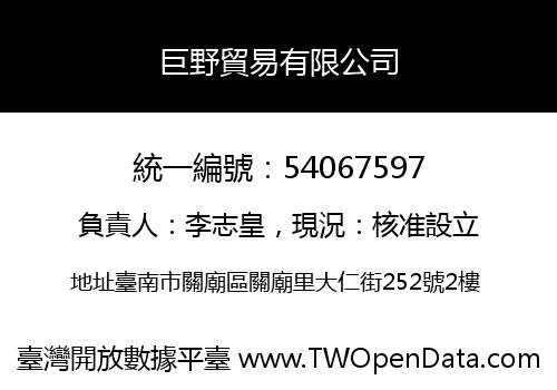 巨野貿易有限公司